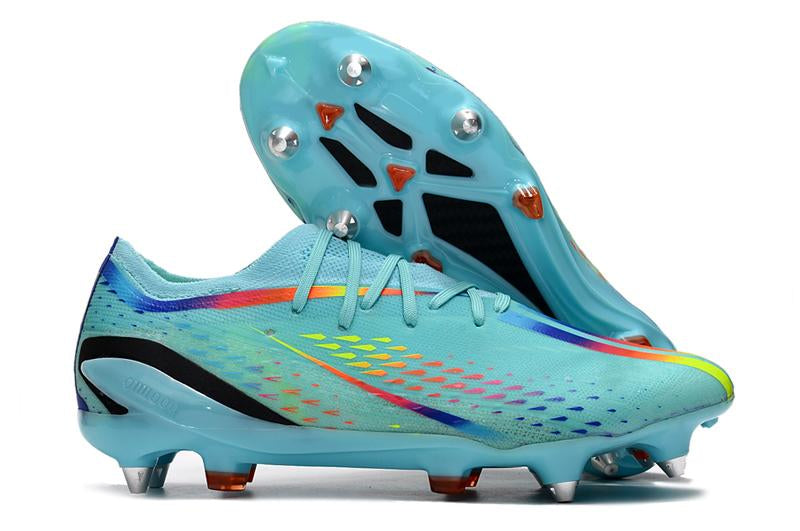 Chuteira Adidas X Speed portal SG Campo - Azul