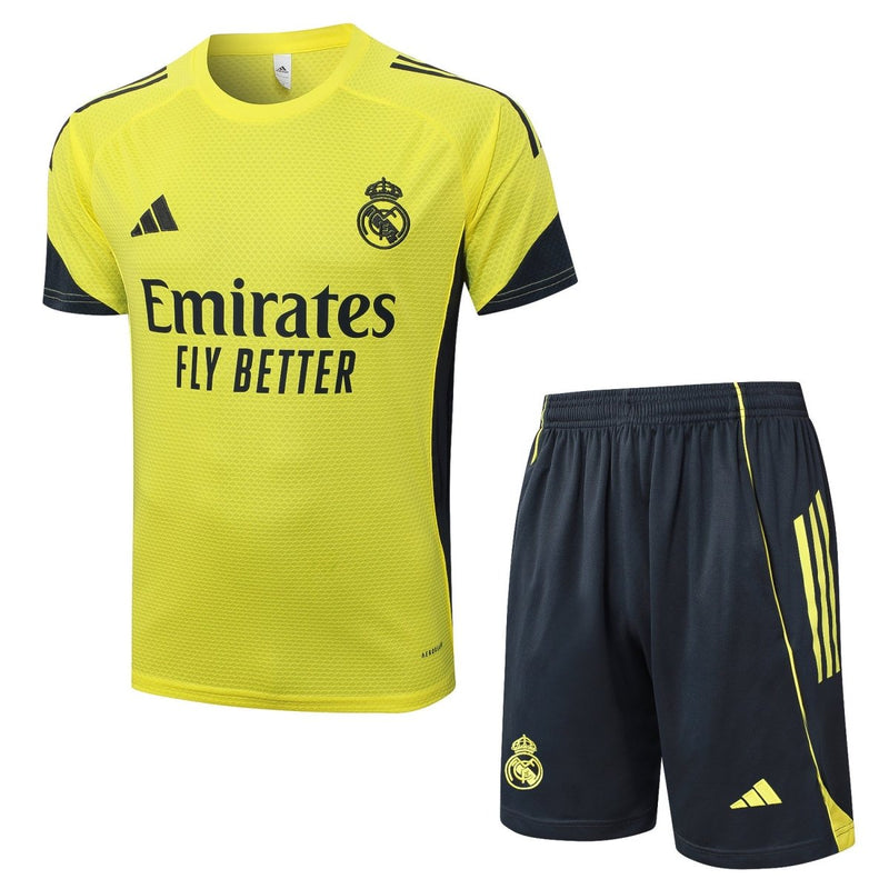 Kit de Treino adulto Real Madrid 2025/26 Short e Camisa