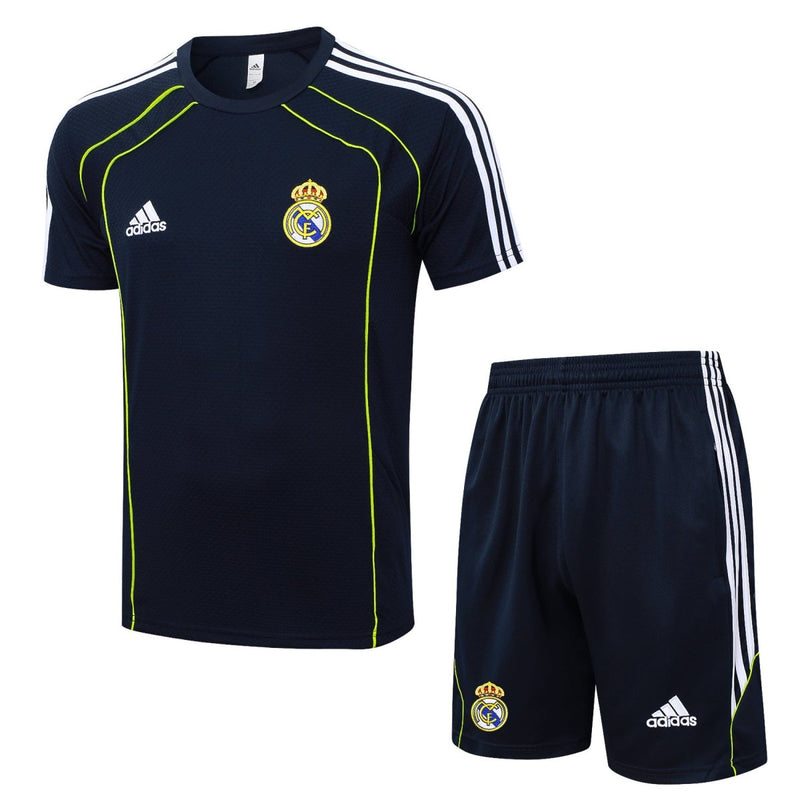 Kit de Treino adulto Real Madrid 2025/26 Short e Camisa