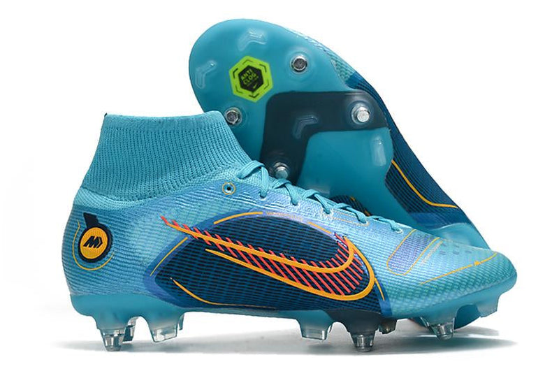 Chuteira Nike Mercurial Superfly 8 Elite SG Campo - Azul
