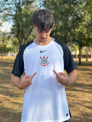 Camisa Nike Corinthians  I 2025  - Preta e Branca - Masculina