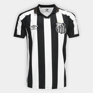 Camisa Santos II 2026/27 Torcedor Umbro Masculina - Branco+Preto