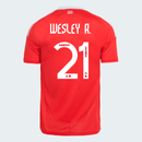 Camisa Adidas Internacional 2025/26 I - Wesley R. N° 21
