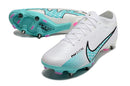 Chuteira Nike Mercurial Vapor XV Elite SG Campo - Branco e Azul