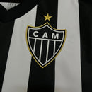 Camisa 1 Atlético MG 25/26 Preta e branca - (Feminina)