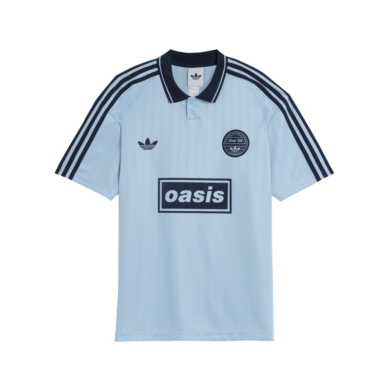 Camisa Banda Oasis x Adidas 2025 - Azul