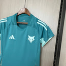 Camisa Cruzeiro 25/26 Treino Adidas - Azul Turquesa+Branco - (Feminina)