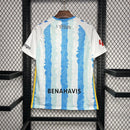 Camisa do Málaga I 24/25 - Branca e azul