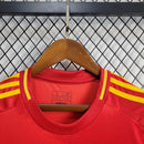 Camisa Espanha Home 24/25 s/n° Torcedor Adidas Masculino - Vermelho