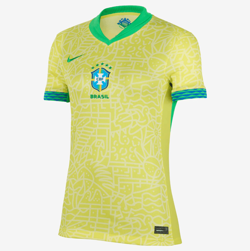 Camisa Seleção Brasil I 24/25 Nike - Amarela - (Feminina)