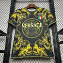 Camisa Seleção Itália x Versace - Puma - Preto e Dourado