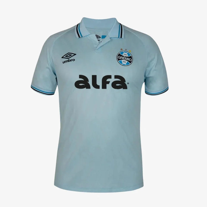 Camisa Umbro Grêmio II 2025/26 Azul Celeste - Jogador