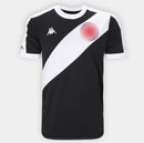 Camisa Vasco I 24/25 Kappa Masculina - Preto+Branco