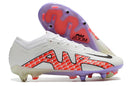 Chuteira Nike Mercurial Vapor XV Elite SG Campo - Branco e Vermelho