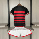 Kit Infantil Flamengo I 24/25 Torcedor Adidas - Vermelho+Preto