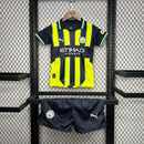 Kit Infantil Manchester City 24/25 - Preto e Verde