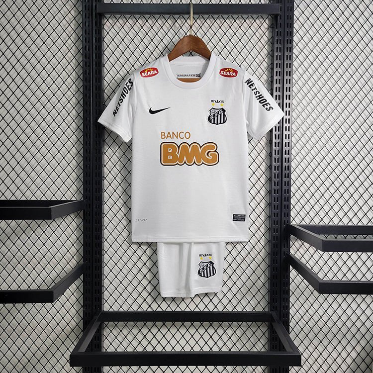 Kit infantil Santos 2012 Retrô - Branca Nike